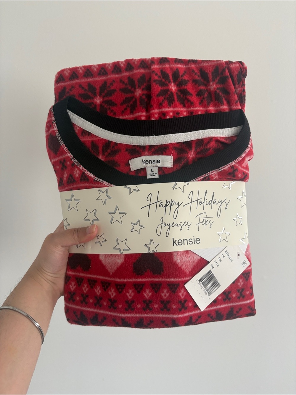Brand new still packaged the Hudson’s bay holiday/valentines pjs in size L